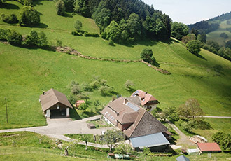 Blick auf den Stollbachhof
